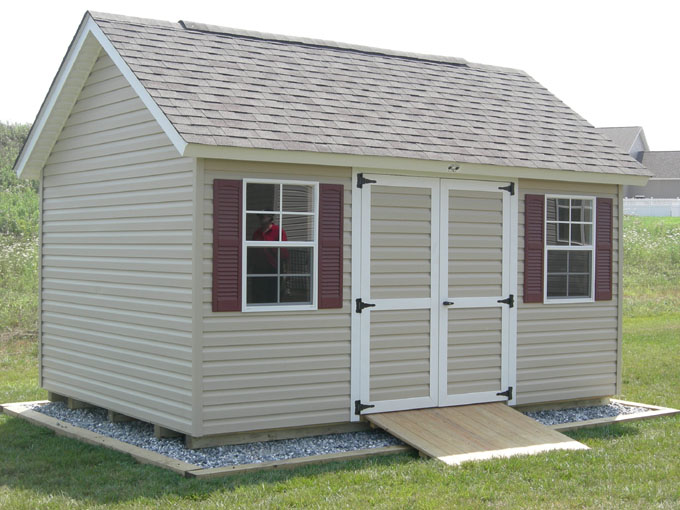 Garden Shed Preparation - bases