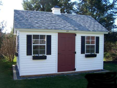 Wood Shed Turnkey Solutions - shed leveled