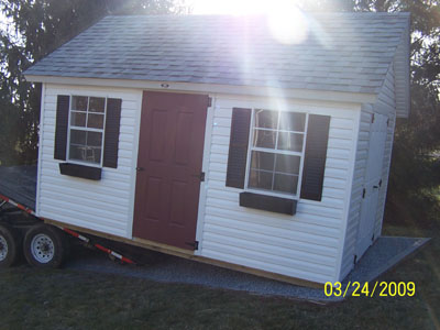 Wood Shed Turnkey Solutions - shed delivered