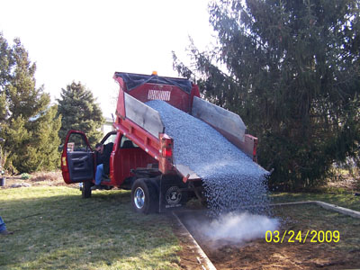 Wood Shed Turnkey Solutions - pad prepared