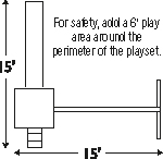 Swingset Package B-44-1 dimensions