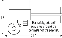 Swingset Package D-48-8 Footprint