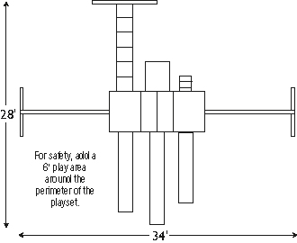 Swingset Package F-512-7 footprint