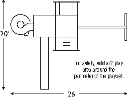 Swingset Package GTA-510-2 footprint