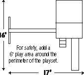 Swingset Package H-68-2 footprint