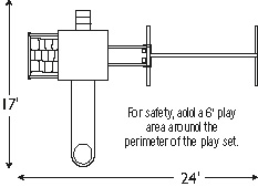 Swingset Package B-55-8 footprint