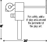 Swingset Package D-48-3 Footprint