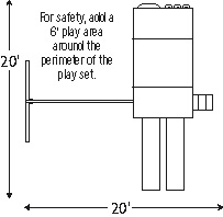 Swingset Package H-68-9 footprint