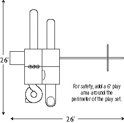 Swingset Package J-88-1 footprint