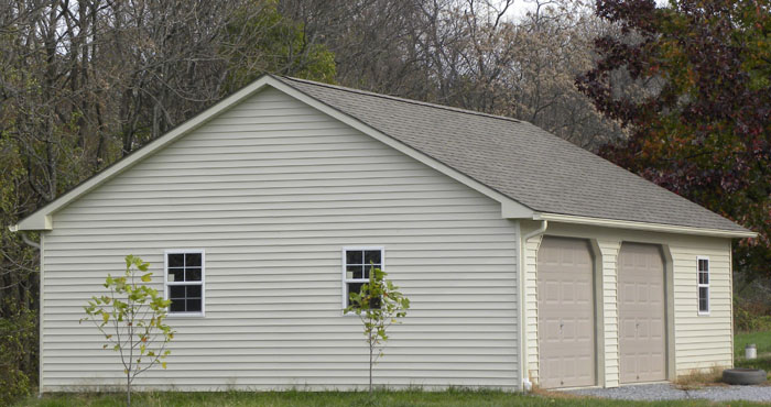 Oversize 2 car garage