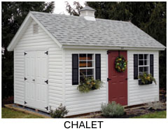 Compare Shed Styles - Chalet