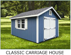 Compare Shed Styles - Classic Carrriage House