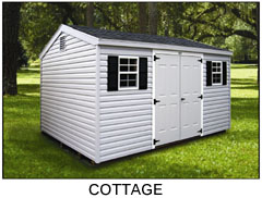 Compare Shed Styles - Cottage