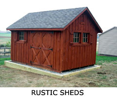 Compare Shed Styles - Rustic Shed